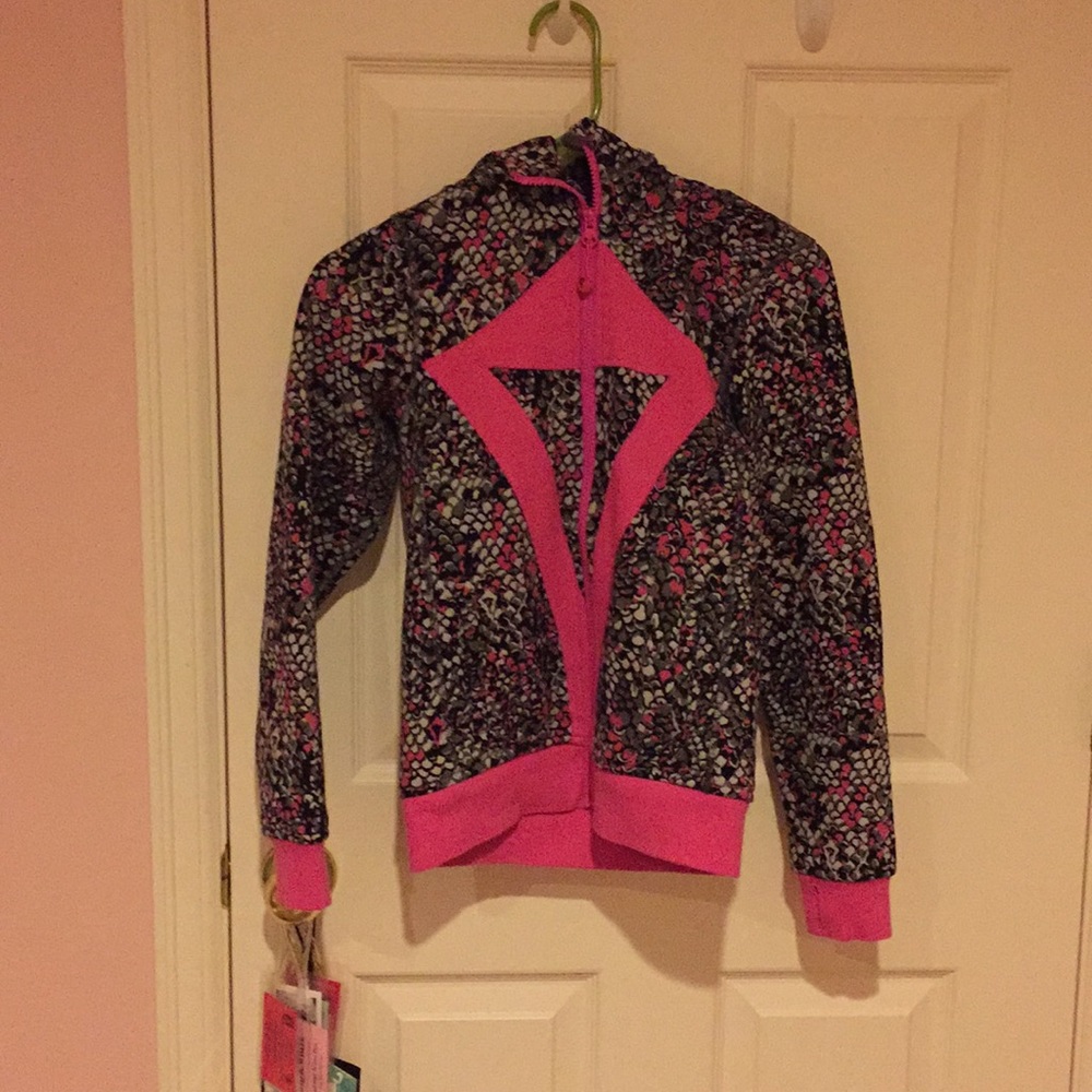 Gray and pink Ivivva jacket